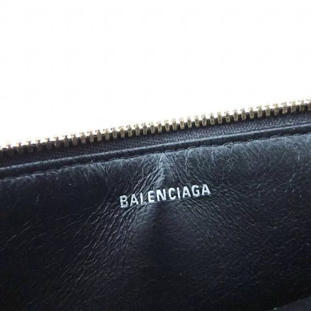 Authentic BALENCIAGA Neo Classic Bifold Wallet Black Bifold Wallet 210-092224 - Picture 6 of 6